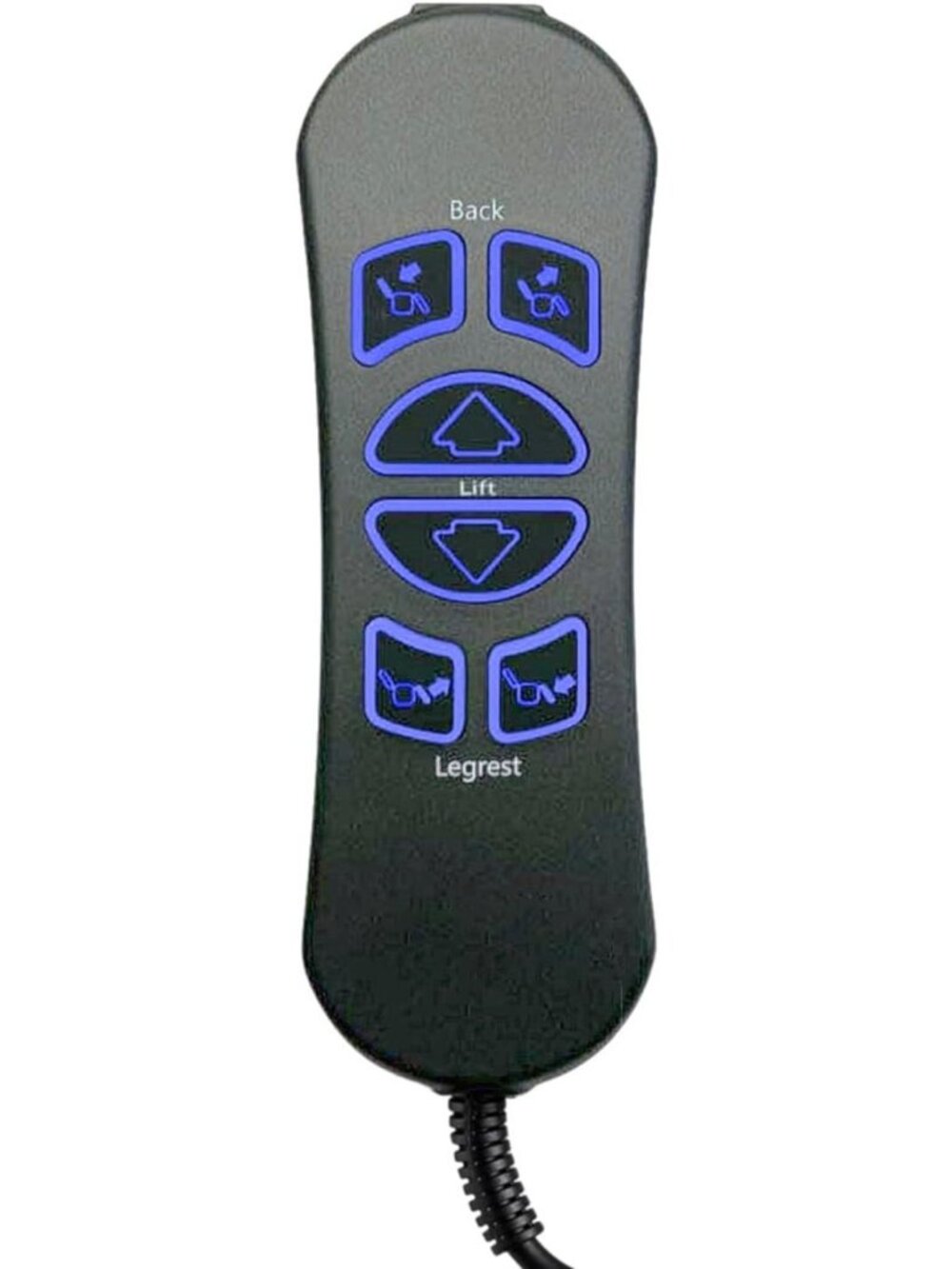 Universal 6-Button Remote Control for Power Recliners & Lift Chairs - USB